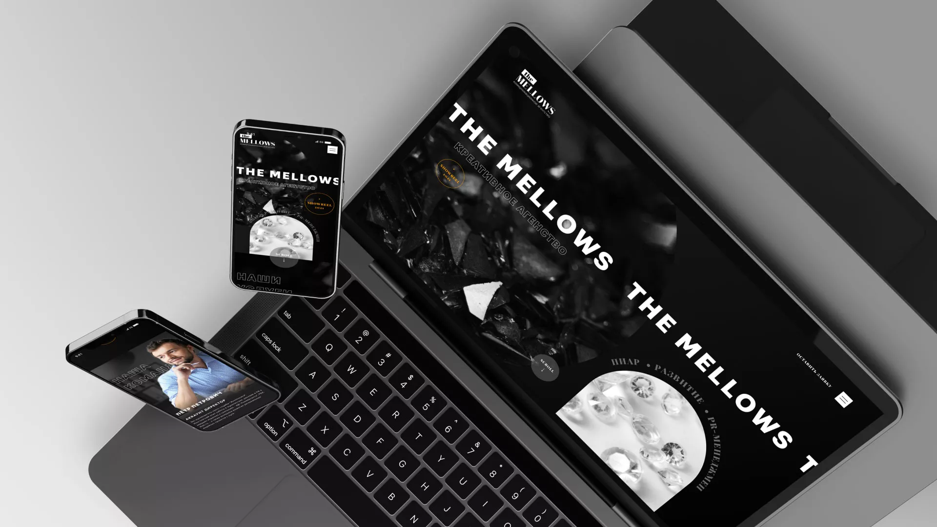 Разработка сайта креативного агентства «The Mellows» в Заинске