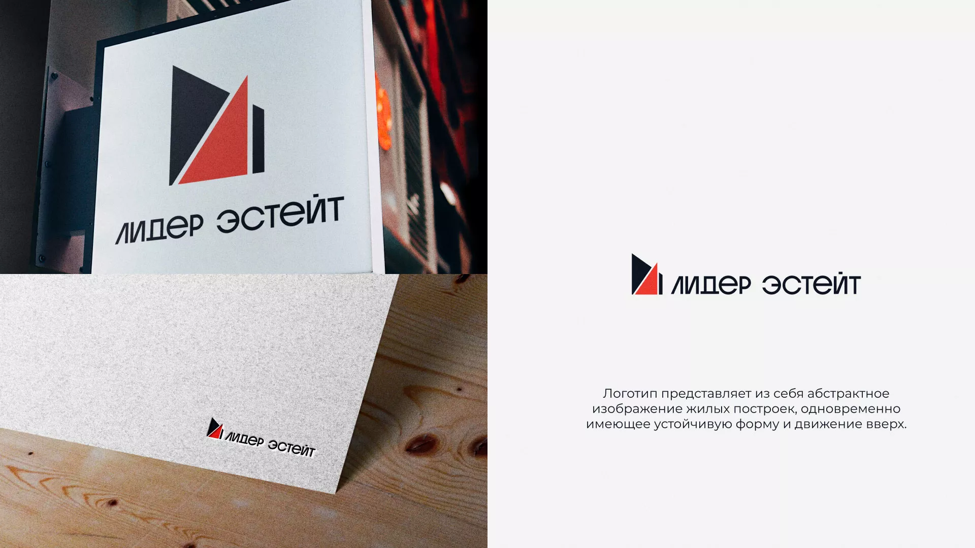 Сделали логотип для агентства недвижимости «Лидер Эстейт» в Заинске