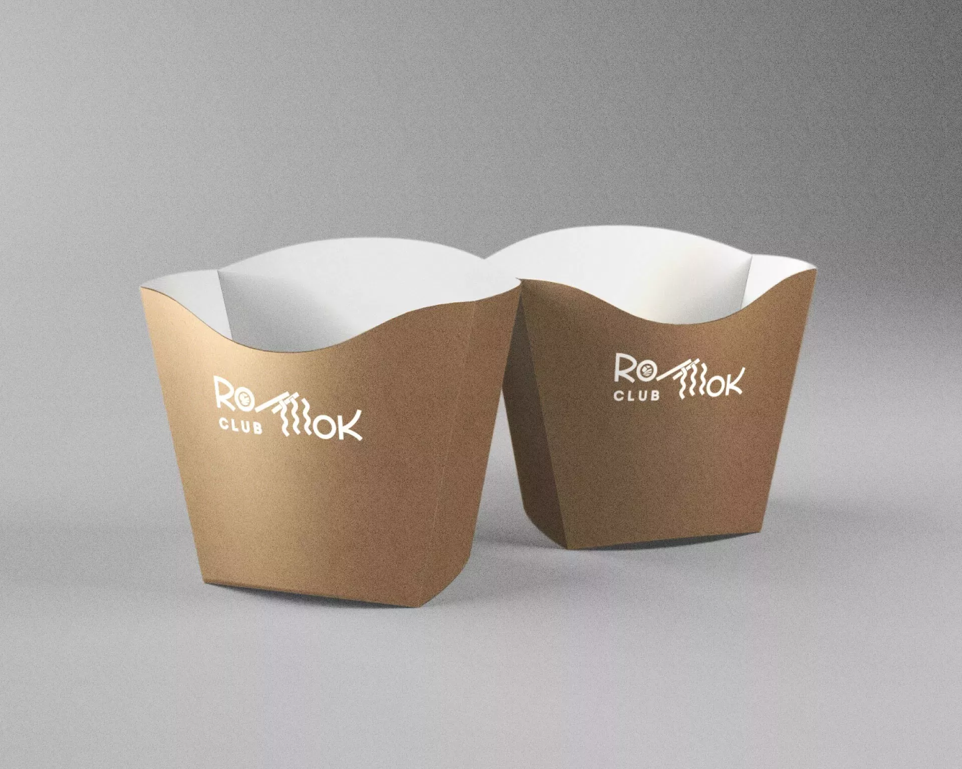 Создание дизайна упаковки суши-бара «Roll Wok Club» в Заинске